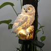 Solar LED Owl Garden Stake Lights Realistic Outdoor Lamp Solar Led Light Outdoor Garden Decoration Lamp Waterproof Solar Lights