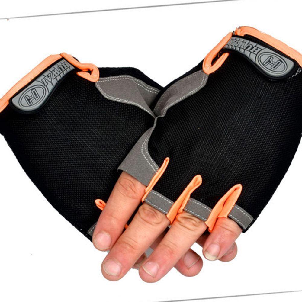 Нескользящее Велосипедное Оборудование Перчатки без пальцев Перчатки для тренажерного зала Велосипедные перчатки Напульсник Спортивные варежки