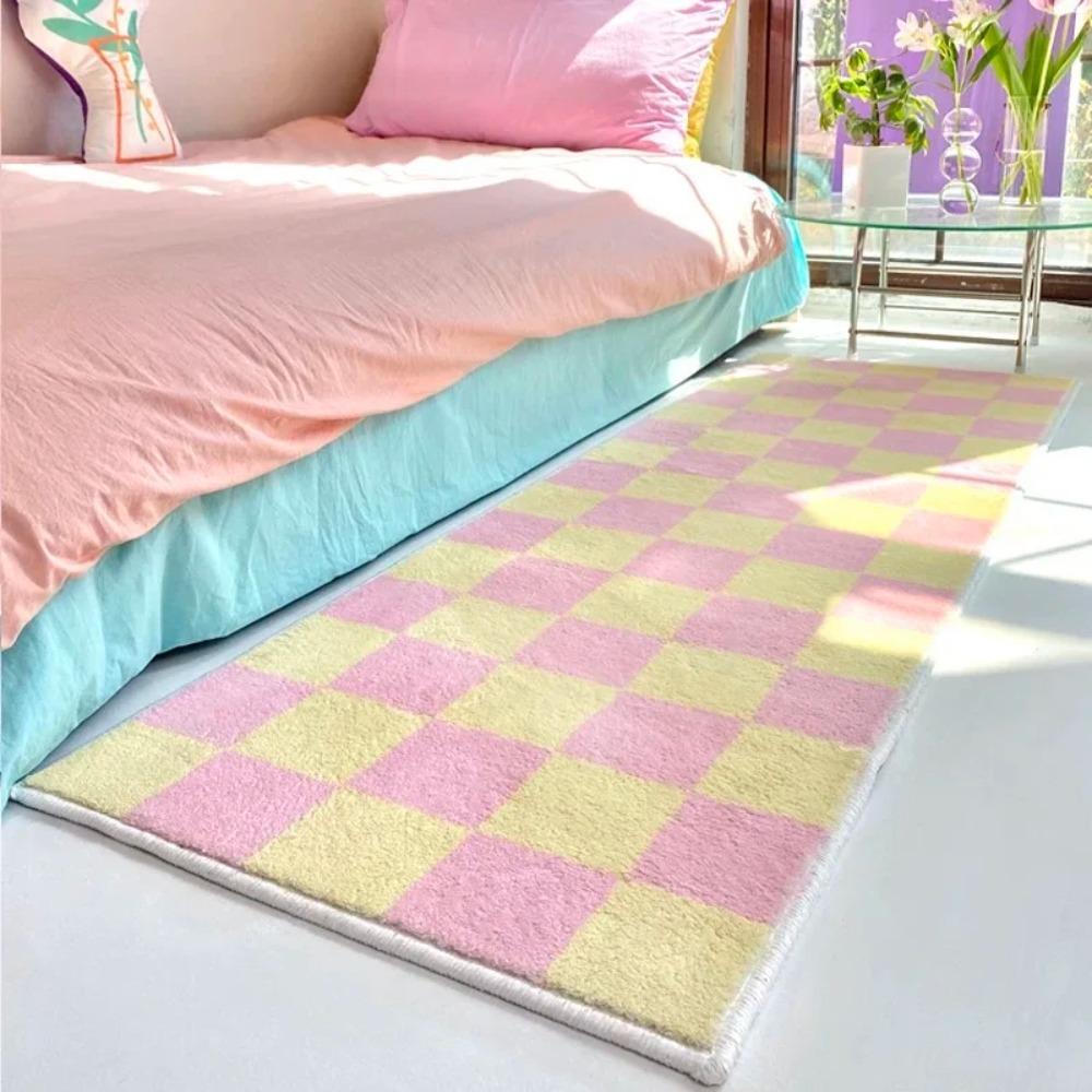 Стиль Инстаграм Длинный коврик-дорожка Комфорт Охлаждение Спальня Постельное одеяло Коврик для эркерного окна Коврик для гардеробной Домашний декор Декор спальни Ковер