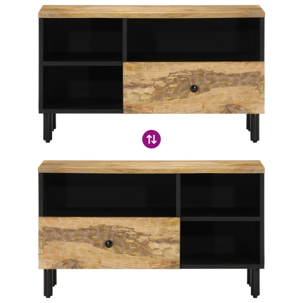 Vidaxl Szafka Pod Telewizor, 80X33X46 Cm, Lite Drewno Mango