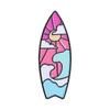 Surfboard Enamel Pins Ocean Wave Sunset Brooches Coastal Lapel Badge Beach Vibes Jewelry Gift for Fans Readers