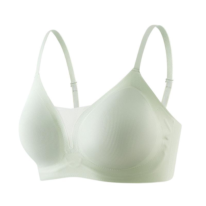 Soft Support Seamless Bra for Young Women - Wire-Free, Light Color, Thin Cup