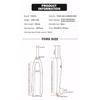 TOSEEK 26 27.5 29 Carbon Fiber Bicycle Fork,Tapered Tube Disc Brake Front Fork for Bicycle,MTB Rigid Fork,Mountain Bike Fork
