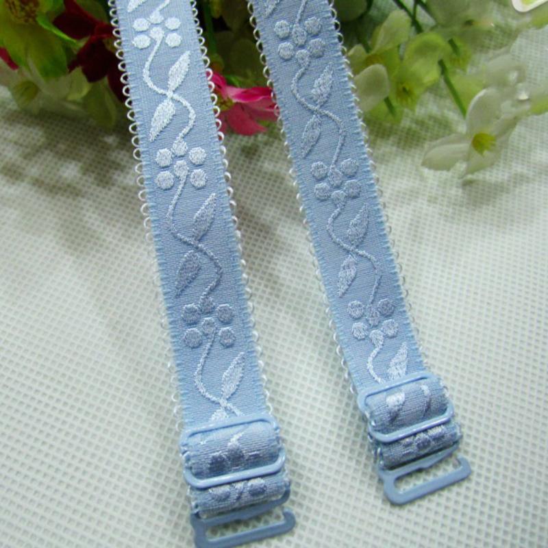 1 Pair 1.8cm Width Women Slip Resistant Bra Straps Women Double Shoulder Elastic Length 30cm Lady Bra Strap Accessories