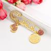 Muslim Islam Mashallah Allah Turkish Four Gul Suras Marsala of Islam In Arab Baby Pin Brooch Clothing Accessories Gifts