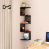 Multi-layer Wall Shelves High Stability Strong Load-bearing Simple Installation Easy To Clean Floating Shelves Corner Bookshelves