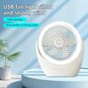 LED Fan 30W Table Lamp Camping Fan Rechargeable Desktop Portable Hanging Light 3-speed Night Fan Light for Home Outdoor Lamp