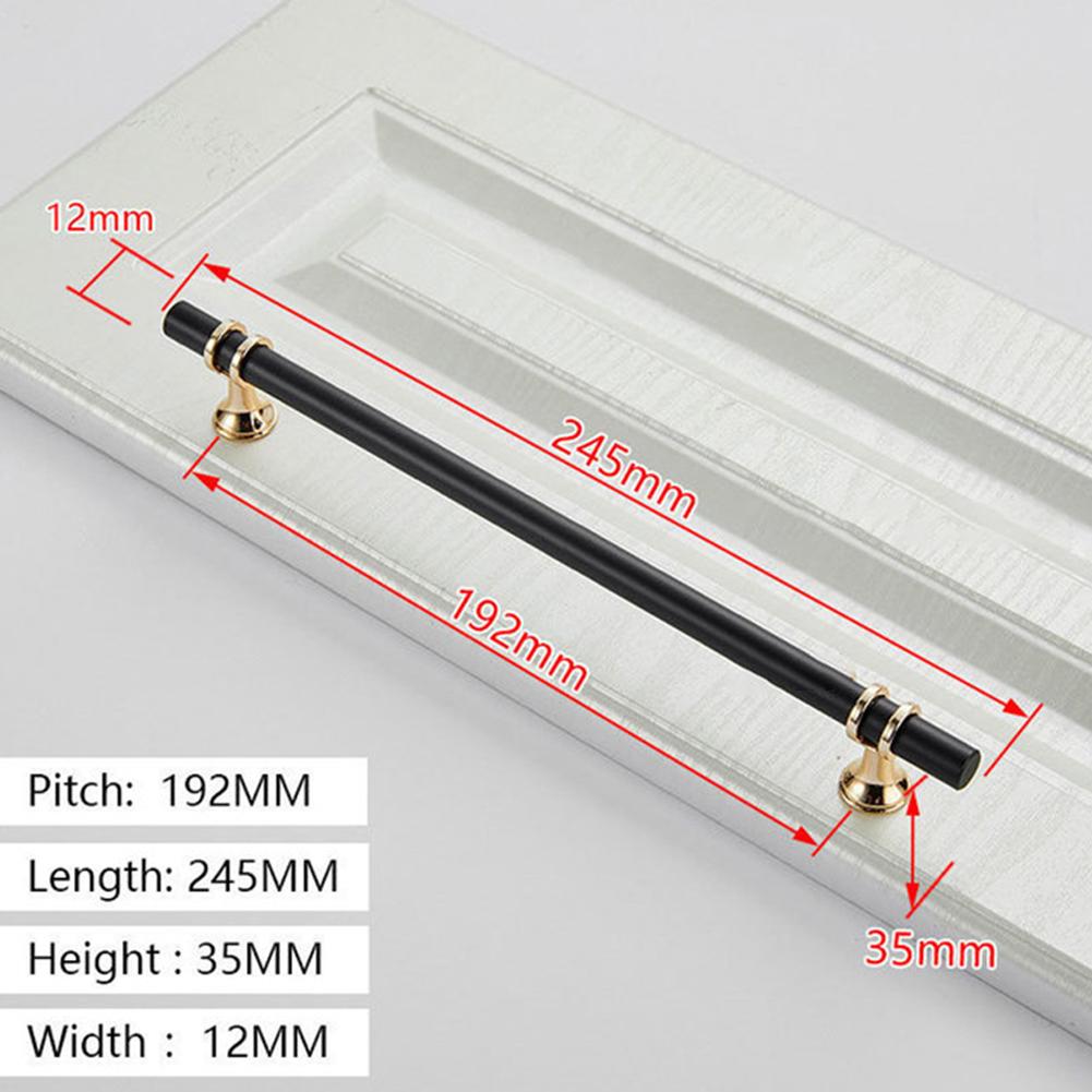 Ручка с винтом Обновите свои шкафы с помощью привлекательных хромированных ручек для дверцы кухонного шкафа из золота и черного цвета