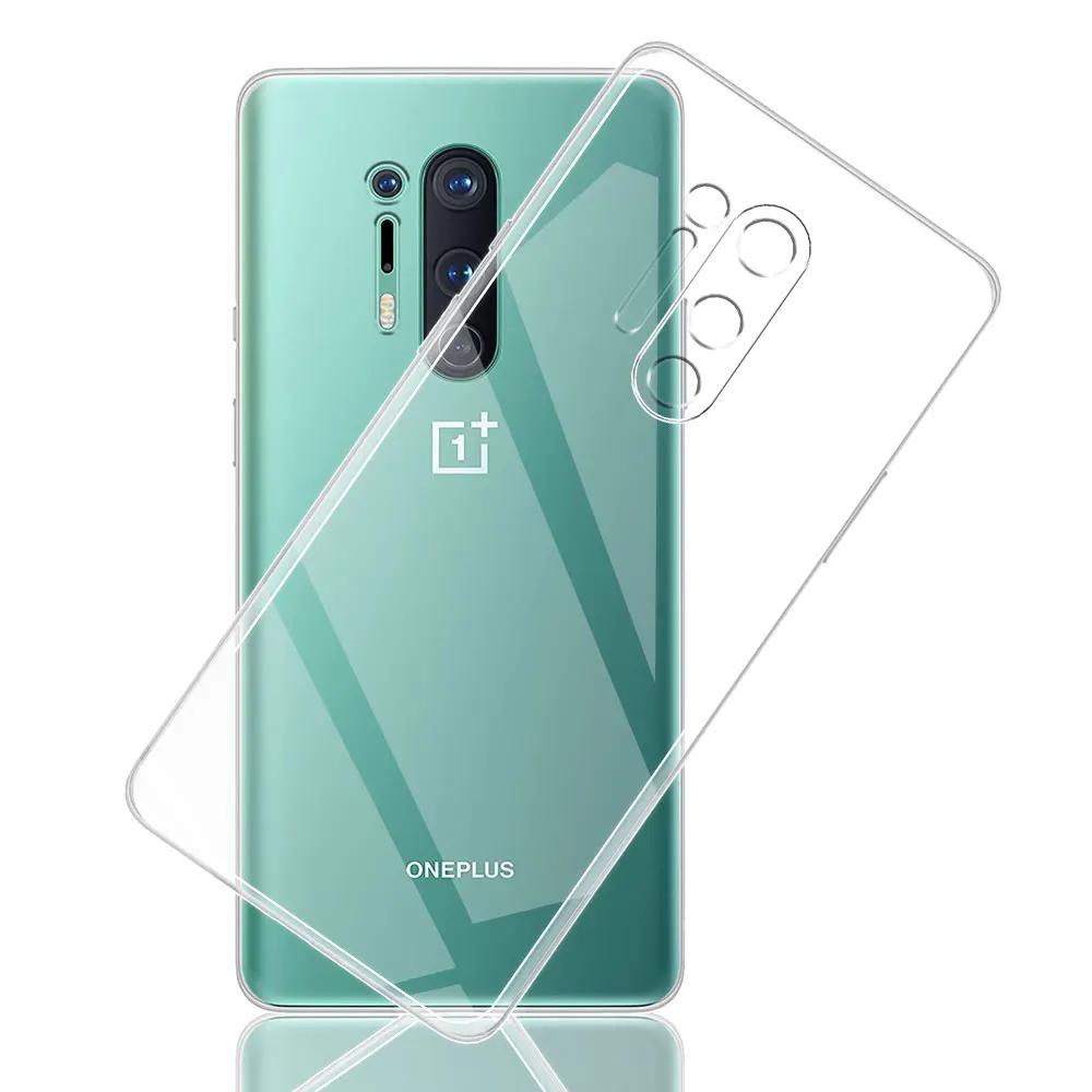 Для OnePlus 8 8Pro Чехол Ультратонкий Силиконовый Мягкий Прозрачный Чехол-накладка на заднюю панель Для OnePlus 8 Coque Для OnePlus 8 Pro Fundas 1+8 Чехол