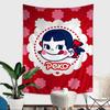 Mmilky Wway Ppekochan Anime Tapestry Hippie Flower Wall Carpets Dorm Decor Cheap Hippie Wall Hanging