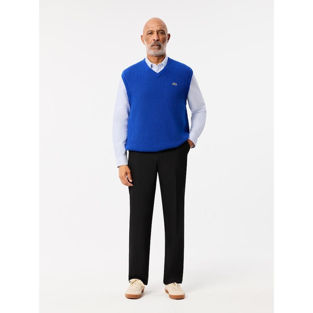 Lacoste Мужская рубашка Oxford Stripe Ch7552 54n E7b q2nCh7552 54nE7b
