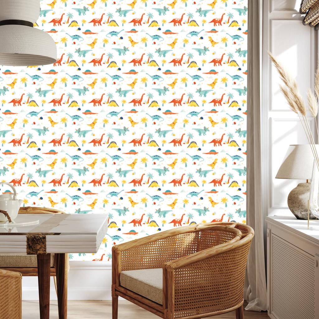 Dinosaurs wallpaper for living room and bedroom 50x1000