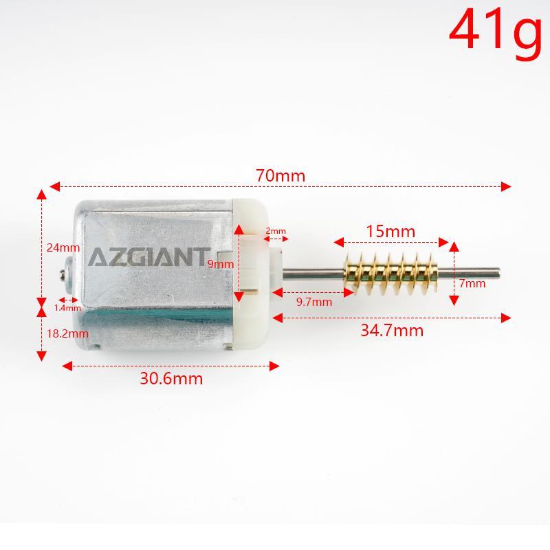 AZGIANT car Steering Wheel Column Lock motor for Mazda 6 MK3 12V DC 13800RPM high torgue auto Engine parts long worm axis DIY