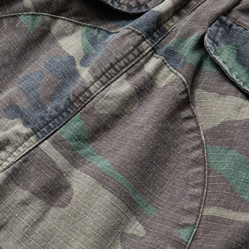 Mens Washed Camo Cargo Pants Straight Fit Loose Workwear Trousers Streetwear Outdoor Casual Wear