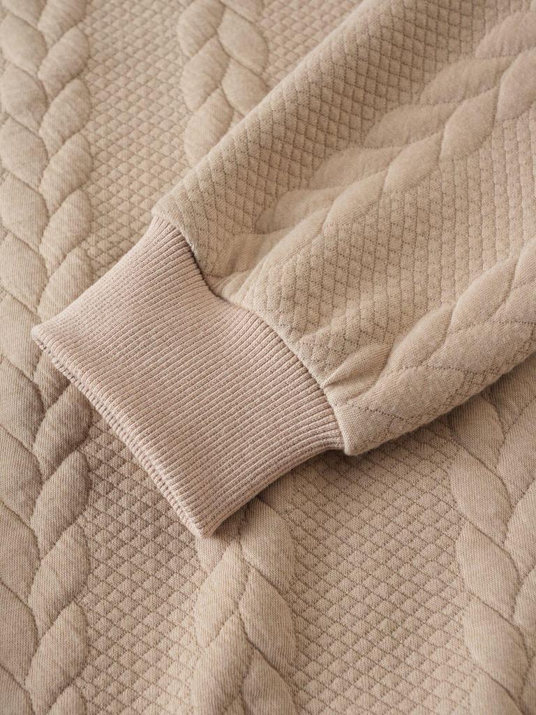 Мужская повседневная толстовка-пуловер с полумолнией и воротником - Стиль Весна/Осень 2025