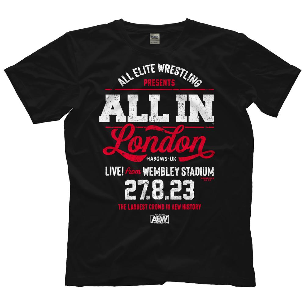 AEW ALL IN LIVE from Wembley Stadium AEW Official TShirt Unisex T-Shirt Graphic Tee