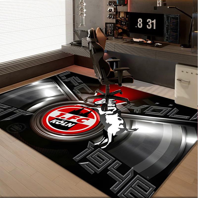 1PC rug Koln Goat Logo Carpet, Chair Rug,Area Rug for Office Bedroom living rooms bedroom, Doormat decor Christmas fan gifts
