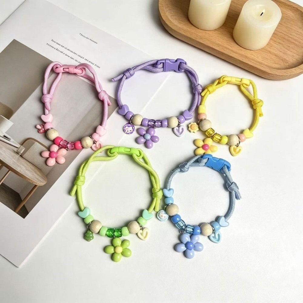 Safe Buckle Cat Collar Mosquito Prevent Pets Accessories Color Contrast Dog Collar Outdoor Use