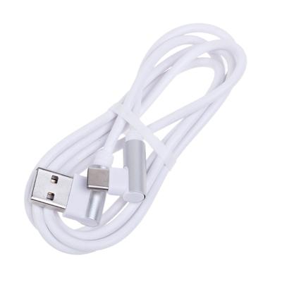 Кабель USB C на USB A (папа) под углом 90 градусов, 2 м, Type C, быстрая зарядка и передача данных для смартфонов и планшетов
