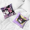 Мультяшная Милая Sanrio Kuromi Наволочка Чехол на Подушку Дом Диван Гостиная Офис Кофейня Автомобиль Чехол для Подушки