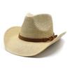 Western Cowboy Hat Autumn Sunscreen Hat European Retro Big Eaves Beach Seaside Sunshade Sun Hat