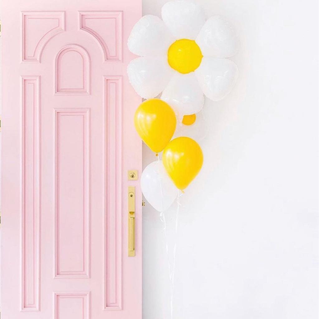 Small Daisy Shape Aluminum Film Balloon