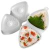 [Made In Japan] Easy! Onigiri Maker, Press Mold, Triangular Rice Ball Mold, 2-Hole, Easy Lunch Box, Breakfast, Time-Saving Cooking Tool, Convenient Co