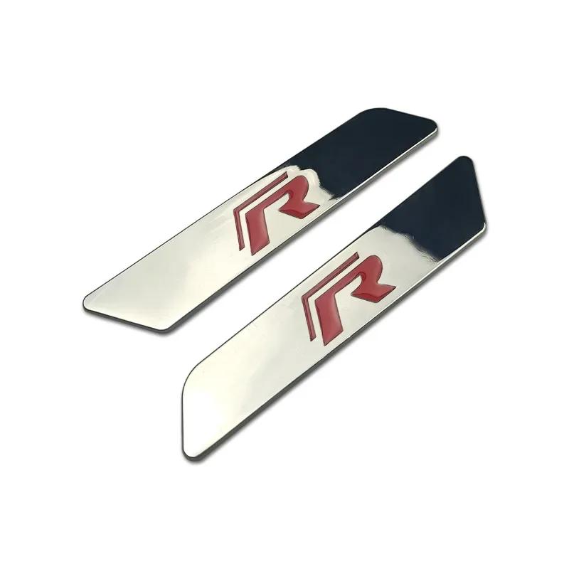 AABIO1 3D Metal for VW Volkswagen Golf Polo Tiguan Passat Bora Jetta Touran Caddy GTI T-Roc Car Side Fender Emblem Sticker Trunk Badge