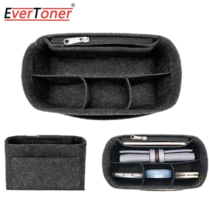 EverToner Войлочная Вставка Сумка Микро Макияж Ручная Сумка Органайзер Дорожная Внутренняя Сумка Косметичка Внутренние Сумки