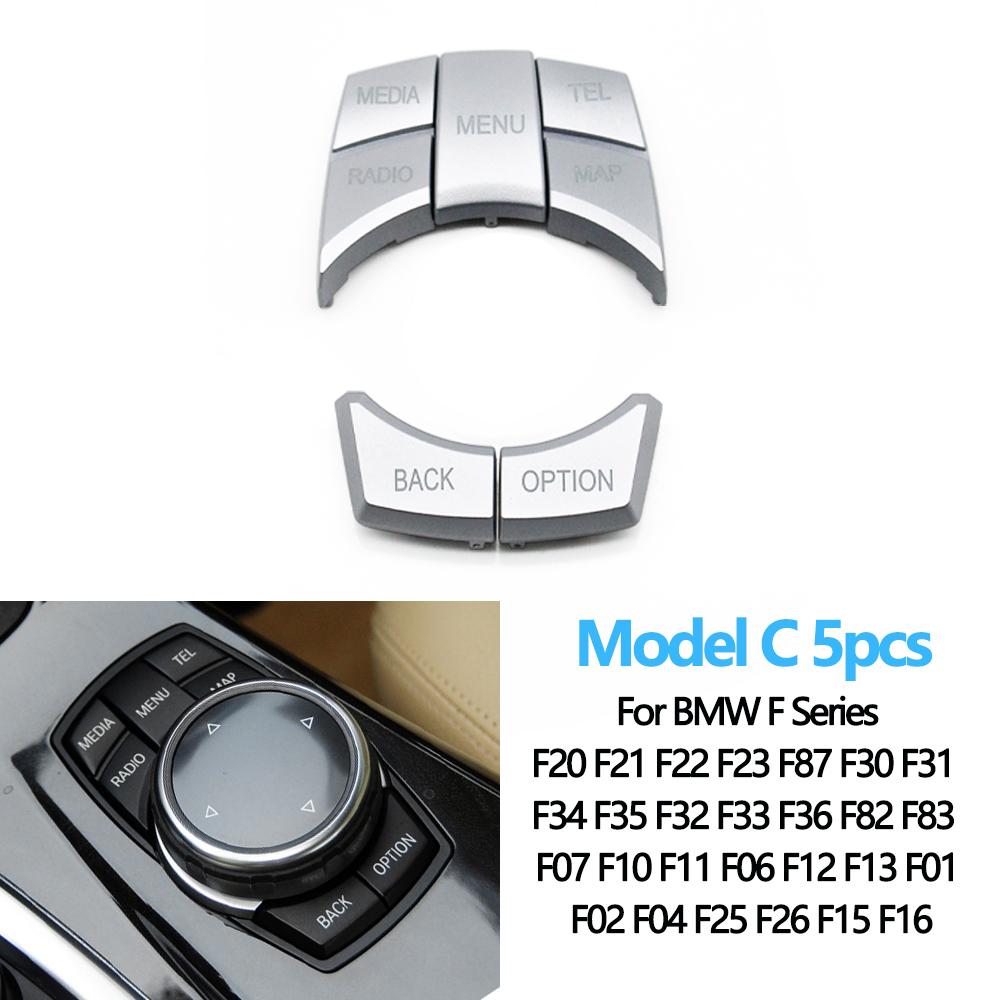 Серебристый автомобильный чехол с мультимедийной кнопкой управления CIC IDrive для BMW 1 3 5 6 7 X3 X4 X5 X6 серии F20 F21 F30 F31 F07 F10 F11 F06