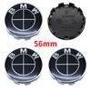 MLKQ6 All Black 82mm 74mm Car Front Rear Logo 68mm Wheel Hub Center Cover Steering Wheel Center Stickers For BMW E90 E87 F20 E46 F30