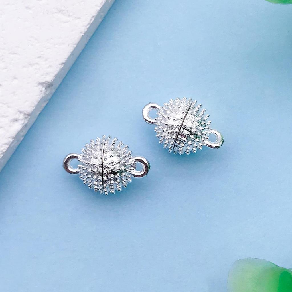 Золотая цилиндрическая магнитная пряжка для самодельных украшений ручной работы - пряжка для соединения ожерелья и браслета