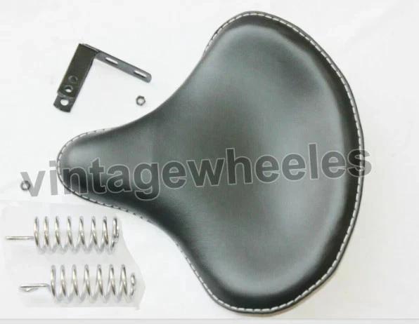 Black Seat with spring Fits For Royal Enfield Classic UCE EFI Rider