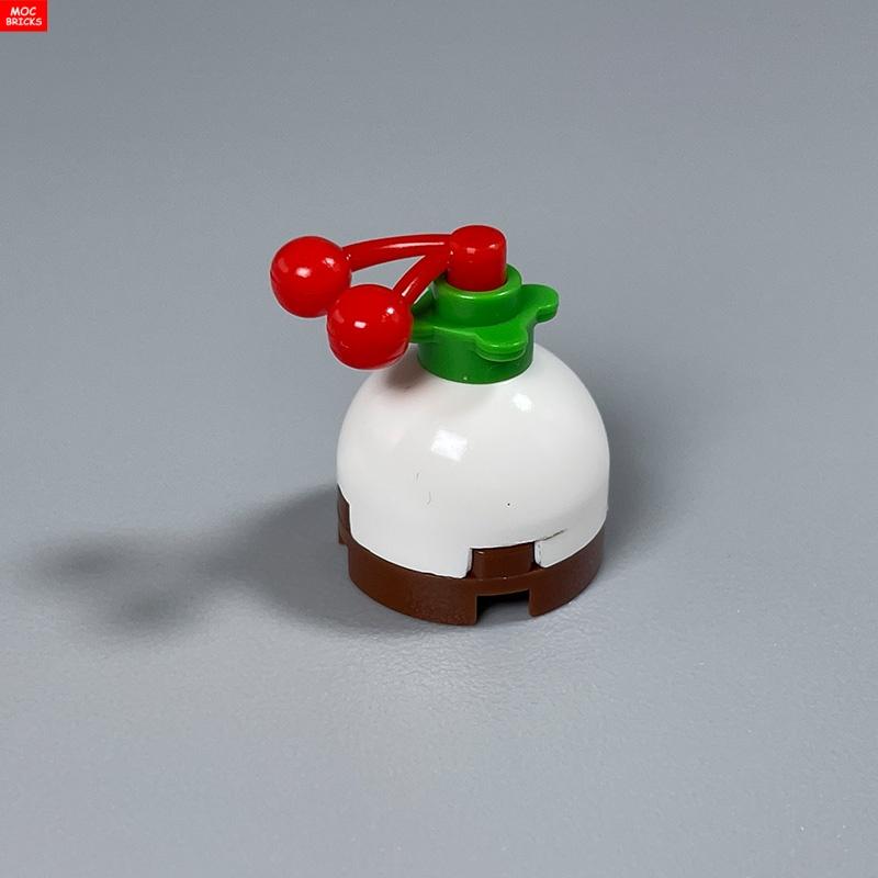 Нетоксичные Кубики Moc Посуда Еда Мини-Торт Свеча Друг Дети Принцесса Подарок Образовательные Строительные Блоки Модель Пластиковые Игрушки Аксессуары