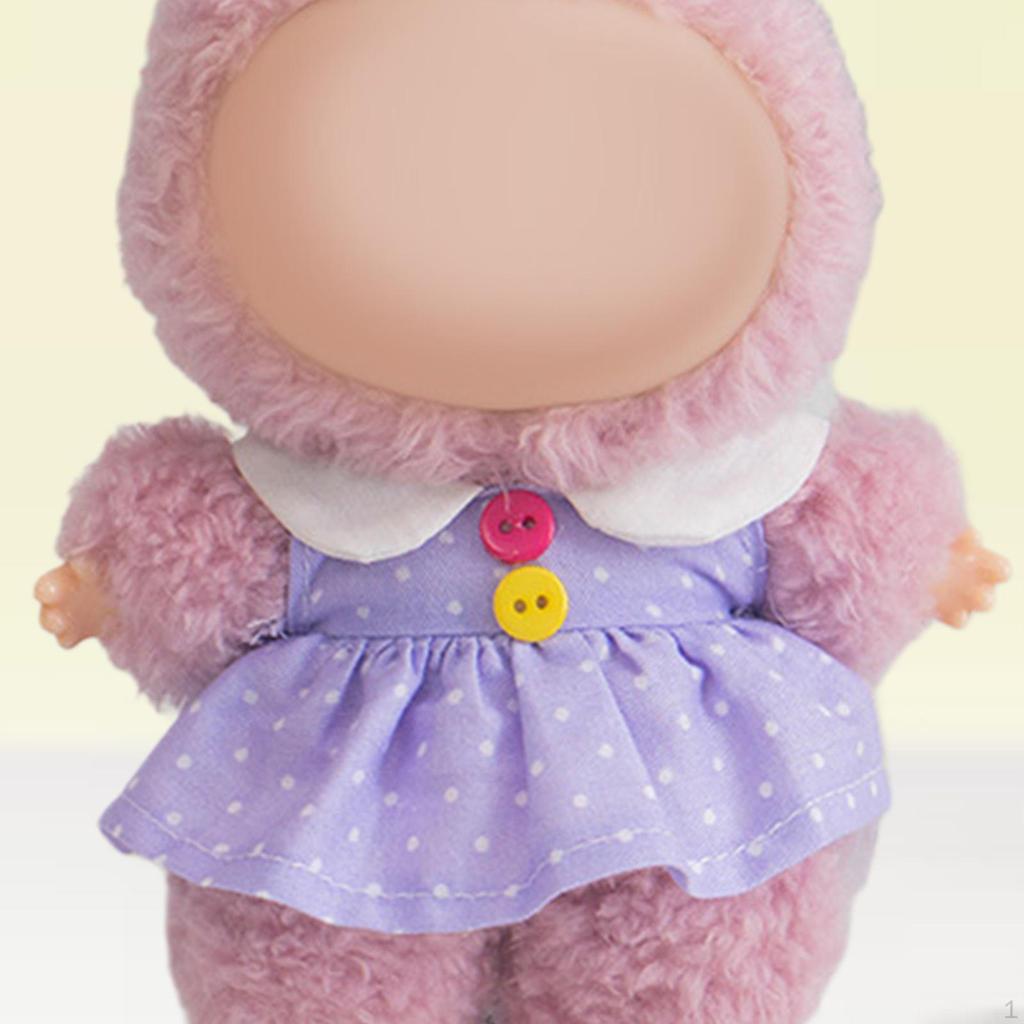 17cm Doll Skirt Decoration Soft Stuffed Toy Clothing for Children's Day