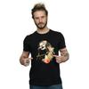Janis Joplin Mens Floral Pattern T-Shirt