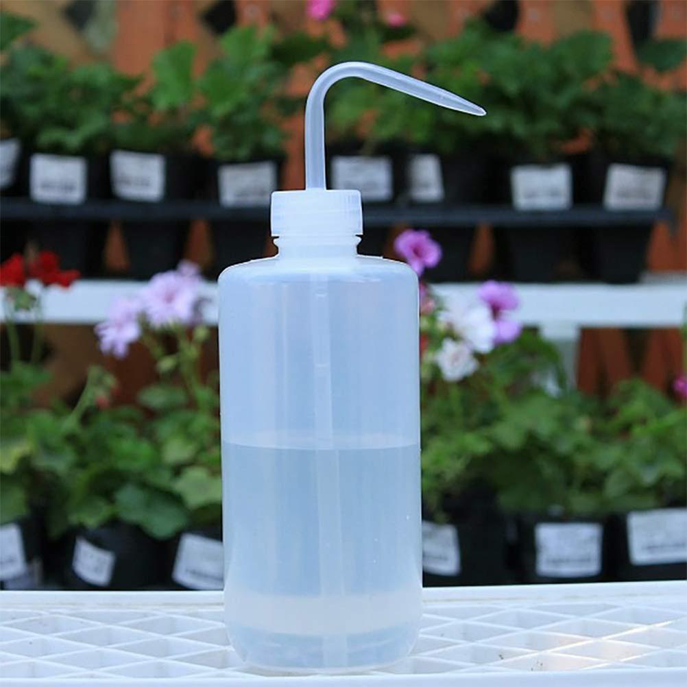 500ml Succulents Plant Watering Can Plastic Beak Squeezing Bottle with Scale