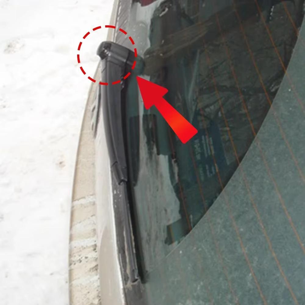 1x Car Rear Windshield Wiper Arm Cover Cap For VW Golf 5 Mk5 1K 2003 - 2009 Rabbit GTI Jetta SportWagen Vento Variant Black