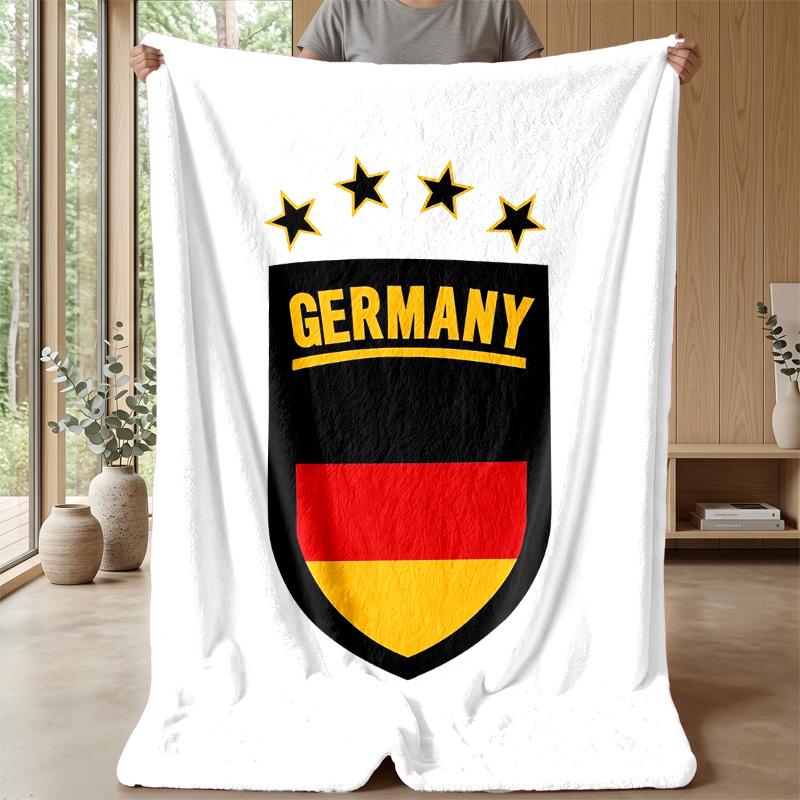 Germany national football team Theme blanket Soft Flannel Blanket Plush Throw Blanket Cozy Sofa Bed Blanket for Home Decor