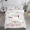 Почакко Пододеяльник Комплект постельного белья Детский Sanrio Милый Цифровая печать Мультяшное Одеяло Приятный для кожи Дышащий Одеяло