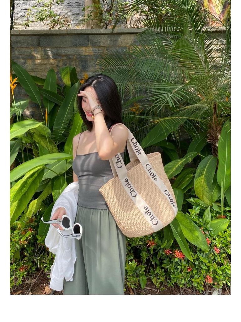 Женская летняя соломенная сумка для пляжа в стиле Ins – Незаменимый элемент моды для пляжа, пикника и отпуска