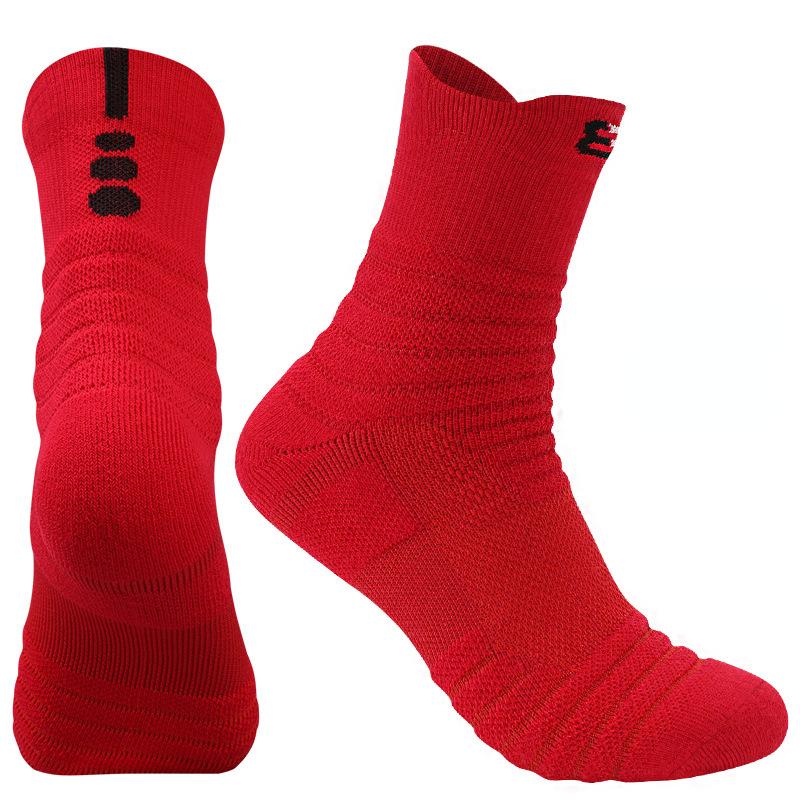 Men Socks Profession Sports Towel Bottom Foot Wear Terry Cotton Male Long Tube Outdoor Socks Men