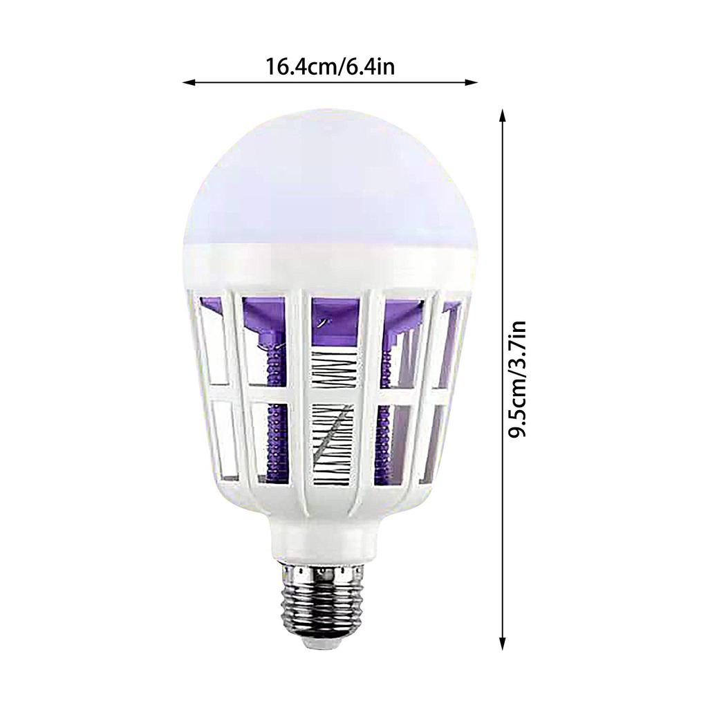 Mosquito Bulb 15W LED Birdcage Mosquito Kill Purple Light Bulb