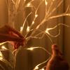 Светодиодные гирлянды в виде березовых веток - Декор для комнаты и окружающее освещение