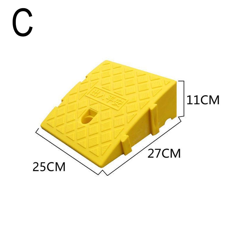 Portable Car Wheel Driveway Ramps Anti-Slip Wheel Chock Heavy Duty Threshold Ramp Kit For Car Trailer Truck Bike Accessories