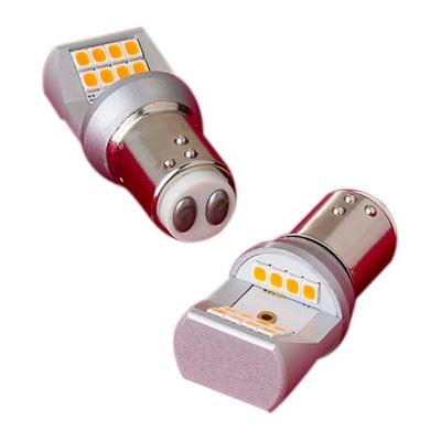 VALENTI ML08-S25-AM Светодиодная лампа JEWEL, MX, Высокая яркость, Ультра яркая 24 светодиода, Янтарная, 800