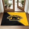 Boston Bruins Design Crystal Velvet Rug Soft Decorative Mat for Bedroom Entrance