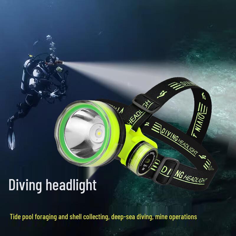 QB646 Rechargeable IPX8 Diving Flashlight