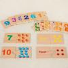 Wooden Puzzle for Kids ,Preschool Learning, Portable Education Mathematics Teaching Aids