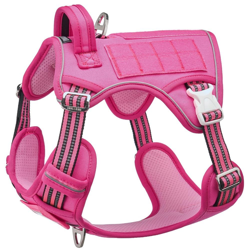 Нейлоновый ремень на грудь для собак средних и больших собак, тактический ремень для собак, тяговый трос, противоскользящее ожерелье для груди и спины питомца